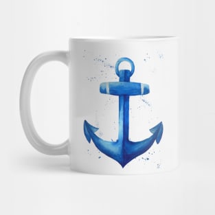 Watercolor Anchor Mug